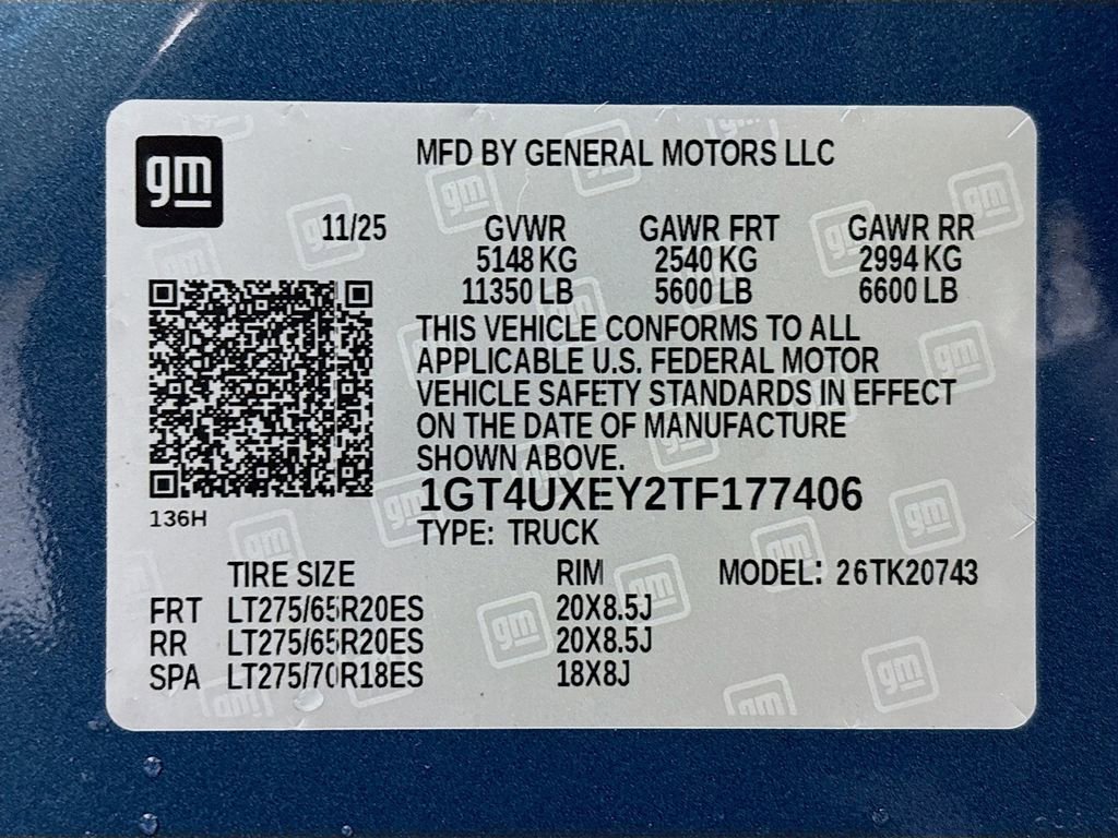 New 2026 GMC Sierra 2500 Denali Ultimate w/ LPO, Black Badging Package image 33