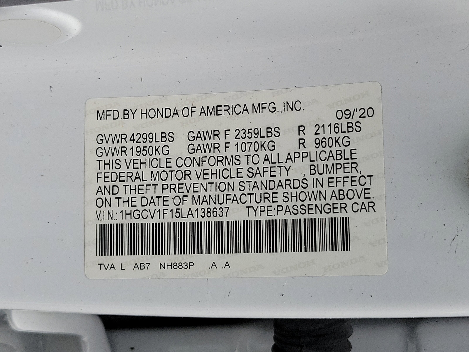 Used 2020 Honda Accord LX image 25