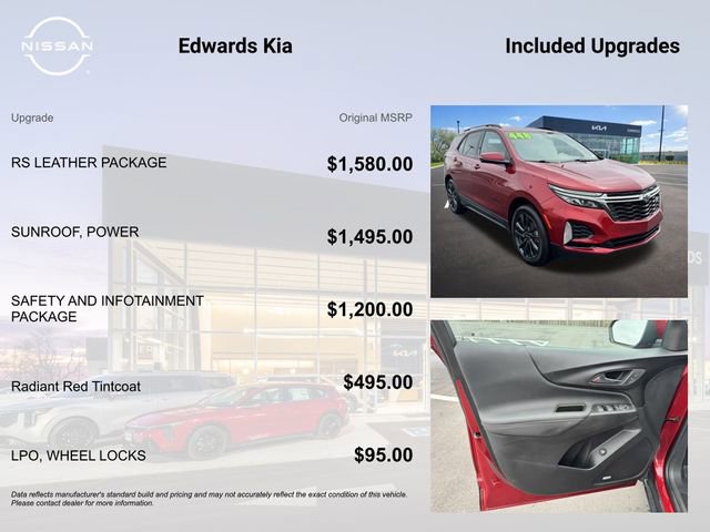 Used 2023 Chevrolet Equinox RS w/ RS Leather Package AWD/4WD image 7
