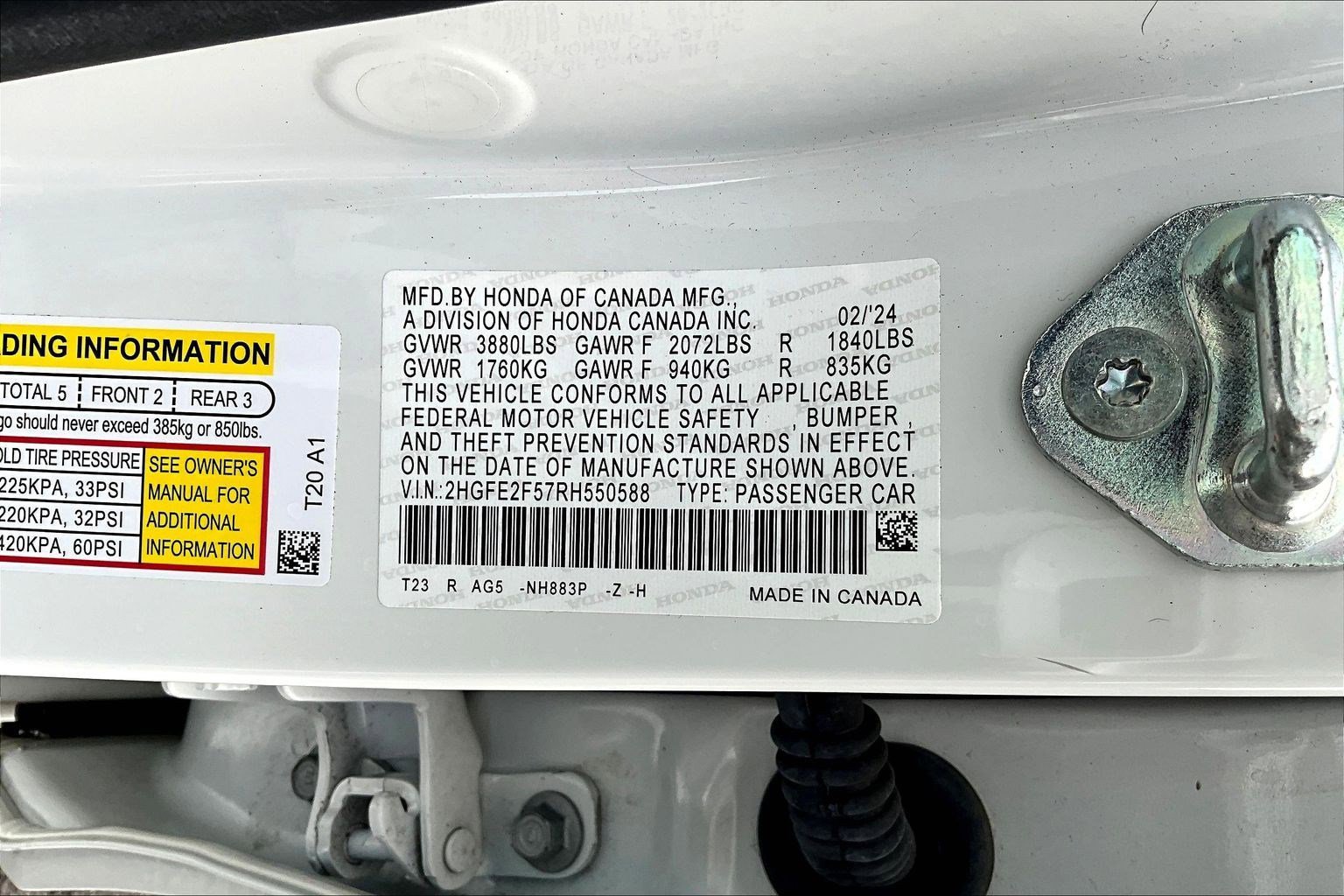 Used 2024 Honda Civic Sport image 18