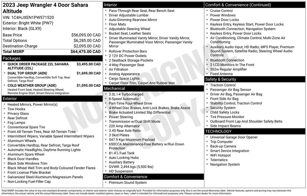 Used 2023 Jeep Wrangler Altitude image 14