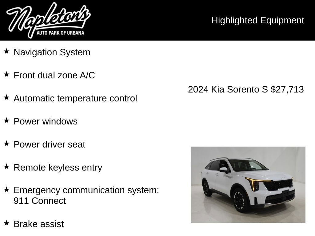 Used 2024 Kia Sorento S FWD image 15