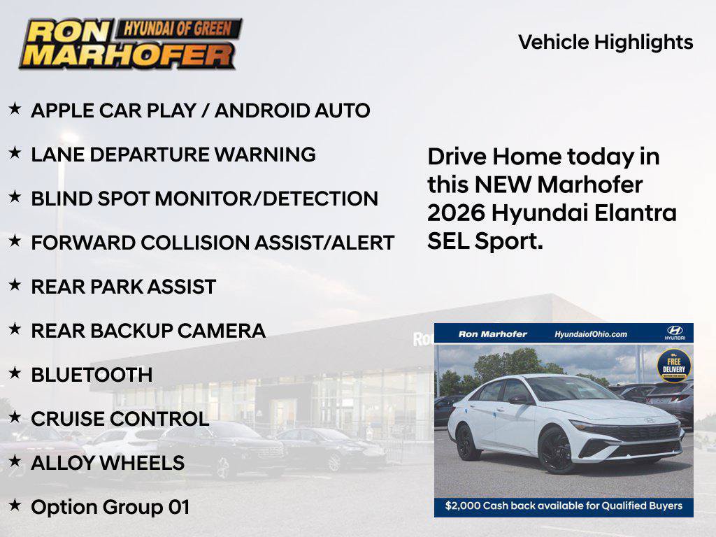 New 2026 Hyundai Elantra Sport FWD image 18