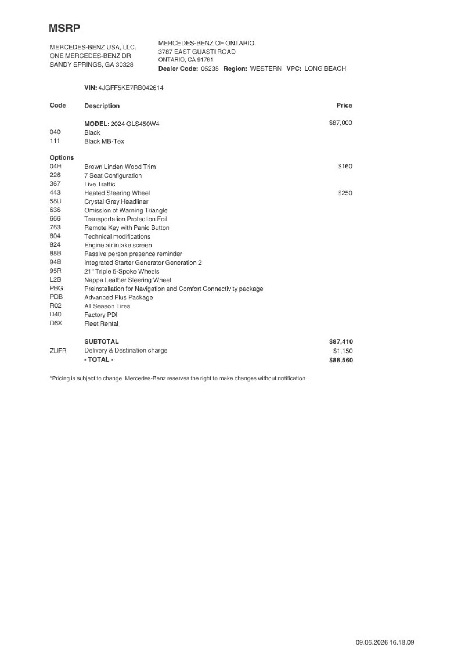 Certified 2024 Mercedes-Benz GLS 450 4MATIC image 2