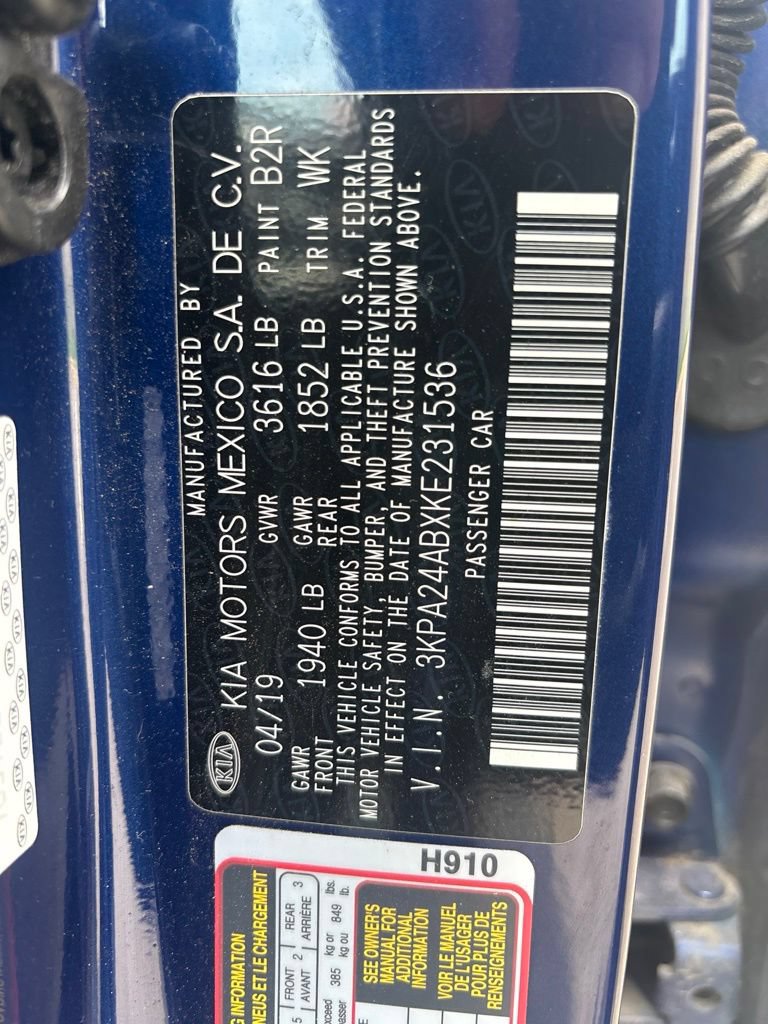 Used 2019 Kia Rio S FWD image 14