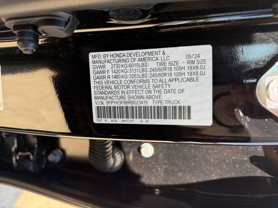 Used 2024 Honda Ridgeline Black Edition image 35