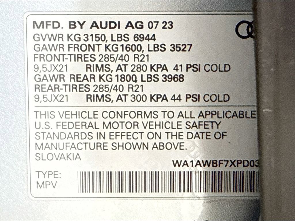 Used 2023 Audi SQ7 Premium Plus image 28