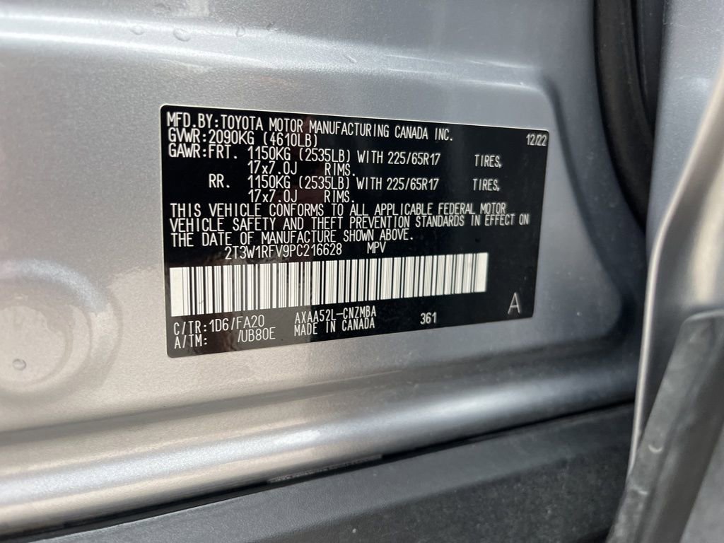 Used 2023 Toyota RAV4 XLE w/ Convenience Package FWD image 11