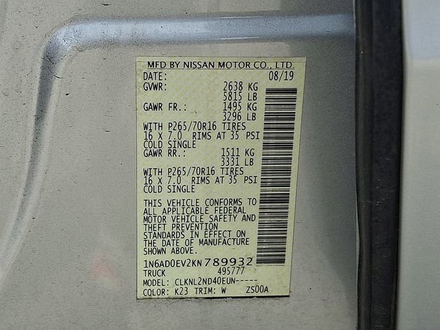 Used 2019 Nissan Frontier SV image 29