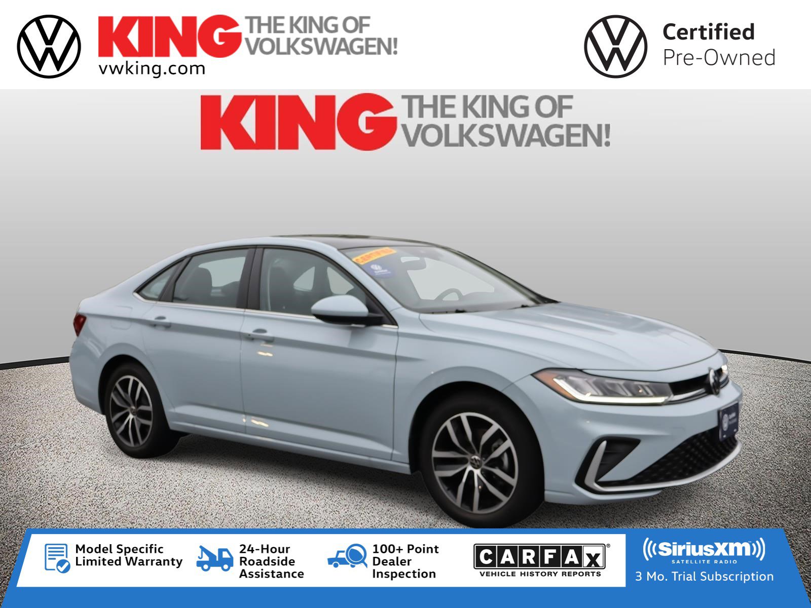 Certified 2025 Volkswagen Jetta SE w/ Sunroof Package image 1