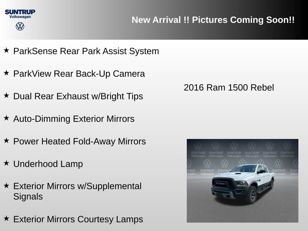 Used 2016 RAM 1500 Rebel w/ Luxury Group AWD/4WD image 12