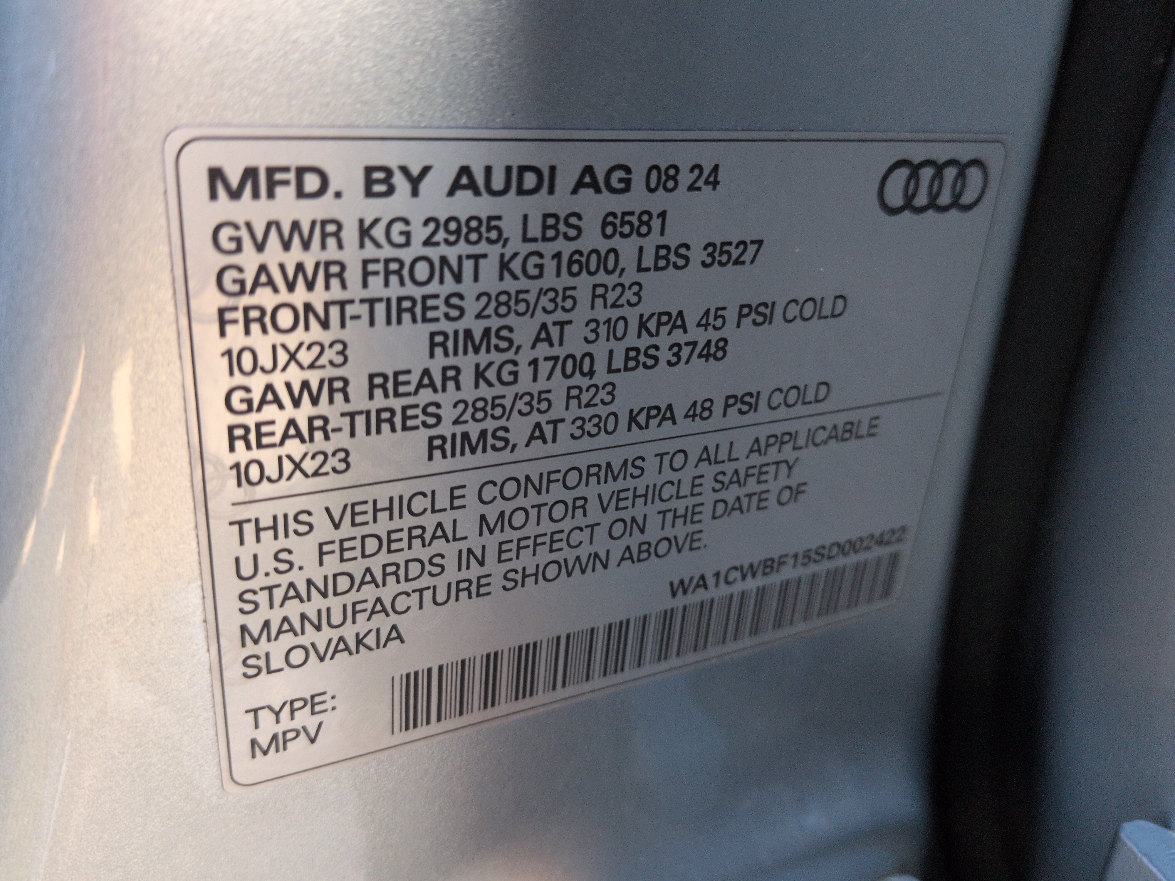 Used 2025 Audi SQ8 Prestige w/ Prestige Package AWD/4WD image 29
