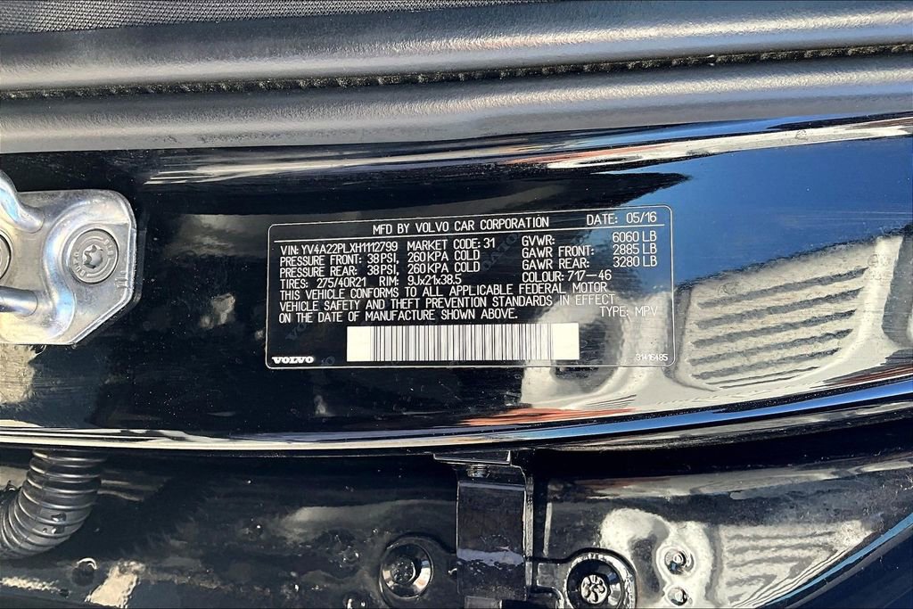 Used 2017 Volvo XC90 T6 Inscription w/ Vision Package AWD/4WD image 33
