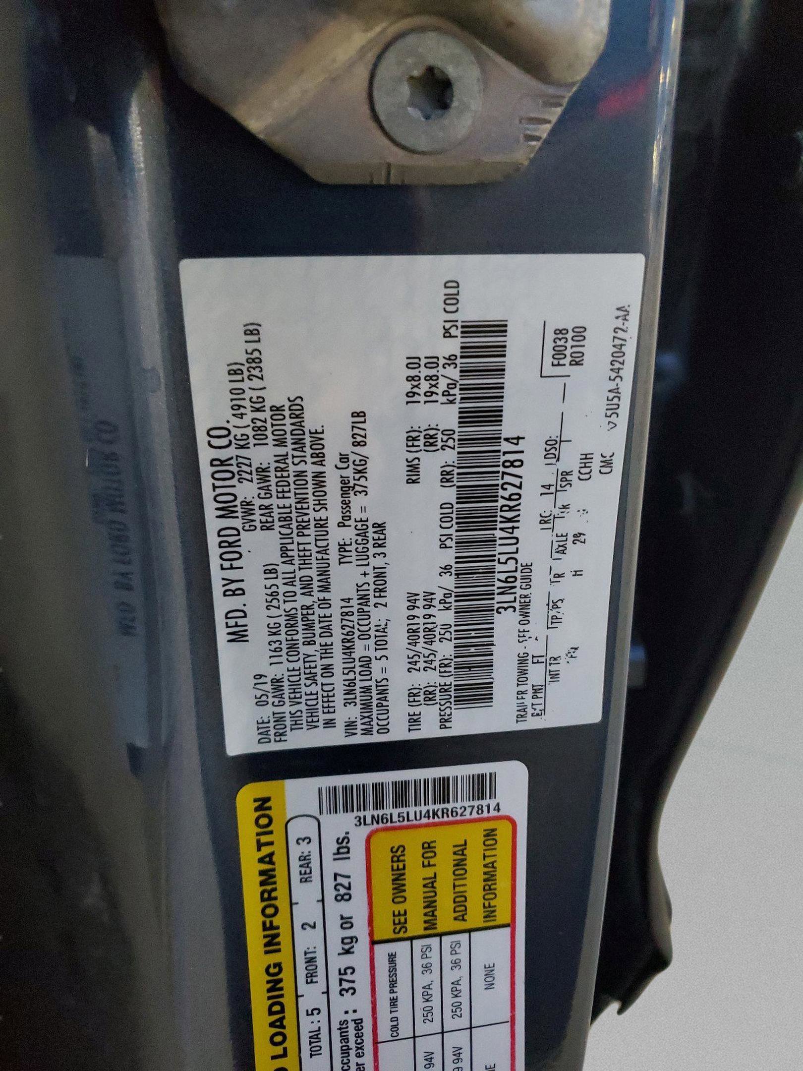 Used 2019 Lincoln MKZ Reserve w/ Reserve Plus Package FWD image 27