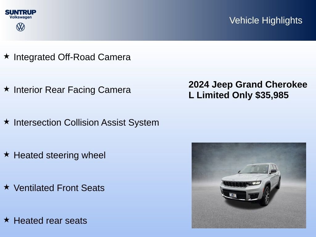 Used 2024 Jeep Grand Cherokee L Limited w/ Luxury Tech Group II image 31