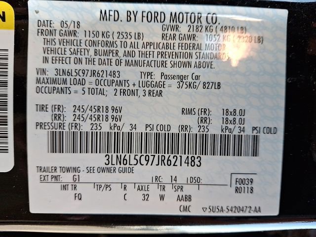 Used 2018 Lincoln MKZ Select w/ Select Plus Package FWD image 28