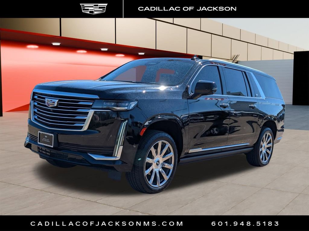 Used 2022 Cadillac Escalade ESV Premium Luxury Platinum w/ Heavy-Duty Trailer Package