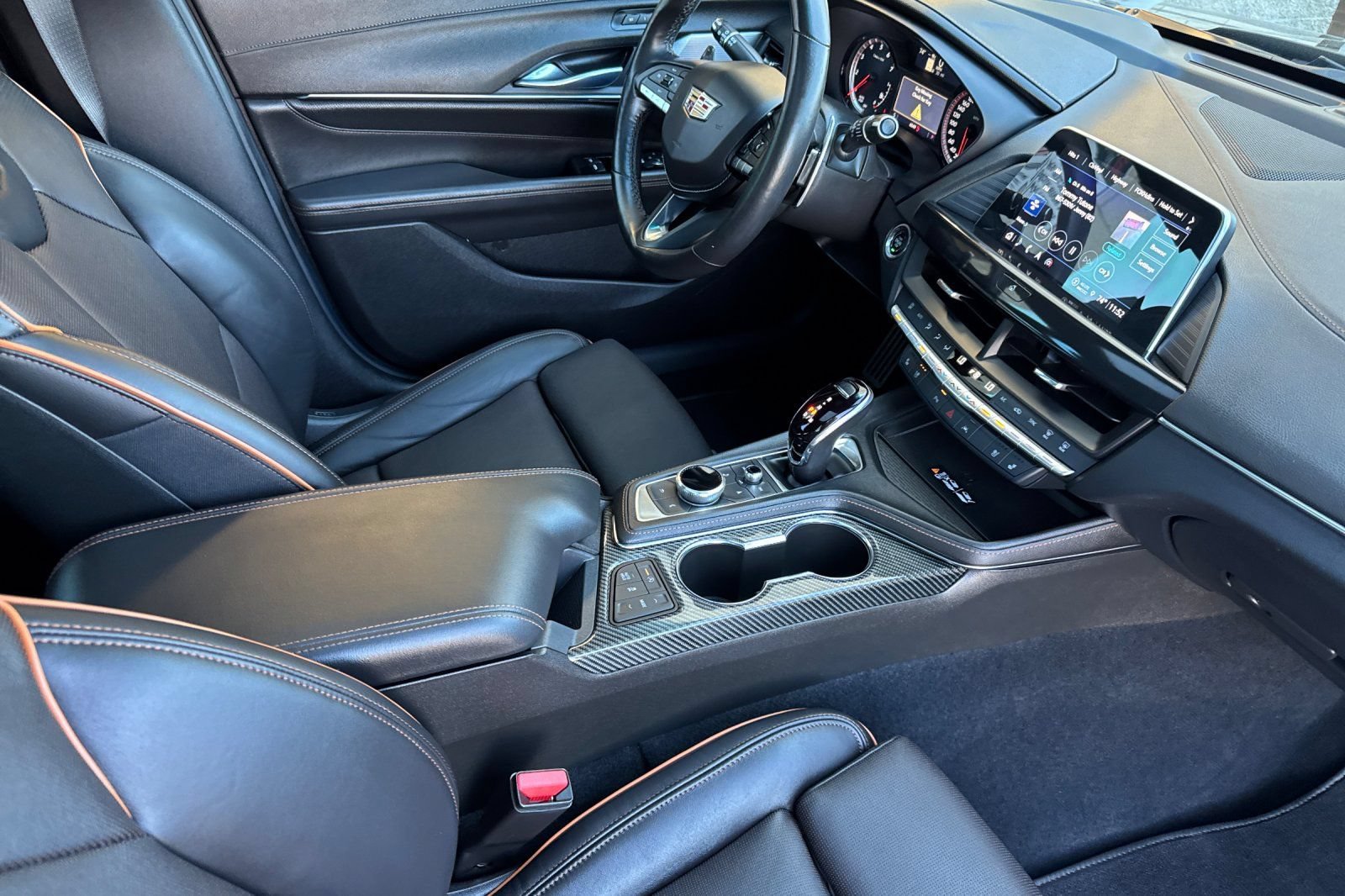Used 2024 Cadillac CT4 V w/ LPO, ONYX Package AWD/4WD image 17