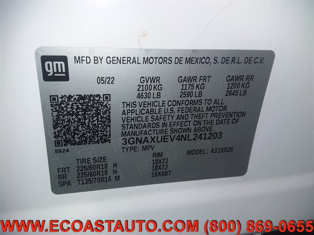 Used 2022 Chevrolet Equinox LT AWD/4WD image 20