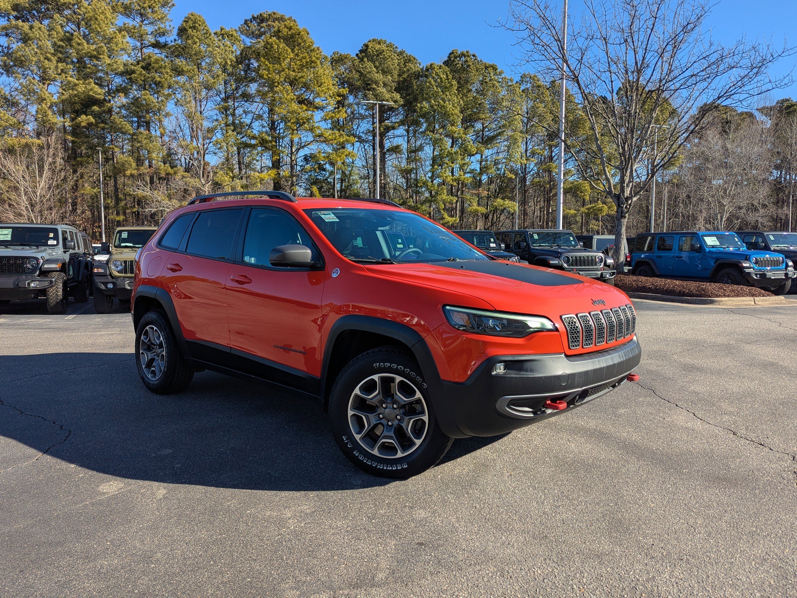 Used 2021 Jeep Cherokee Trailhawk w/ Premium Leather Package image 3