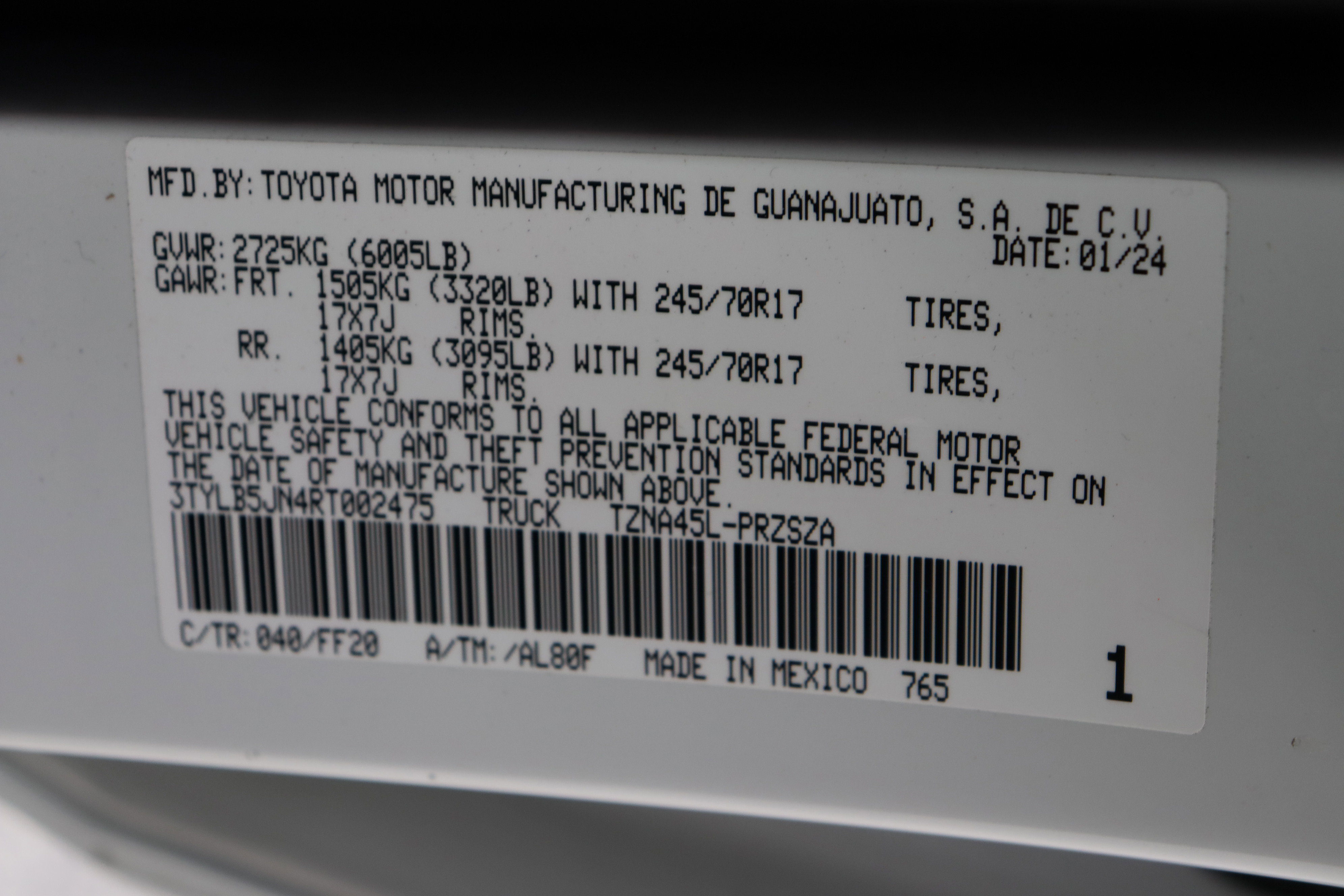 Certified 2024 Toyota Tacoma SR5 image 41