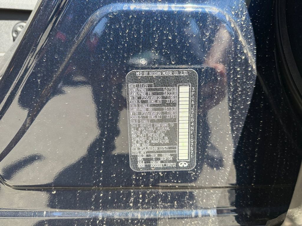 Used 2022 INFINITI QX50 Sensory image 37