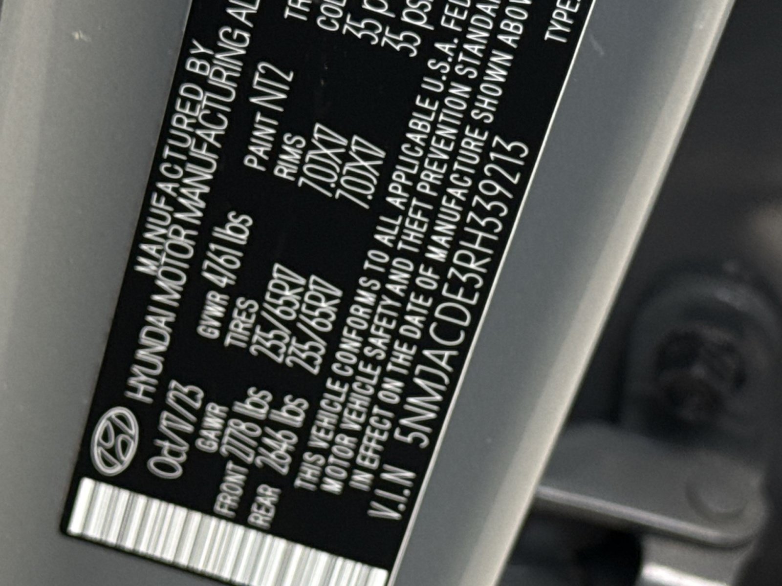 Certified 2024 Hyundai Tucson SE AWD/4WD image 30