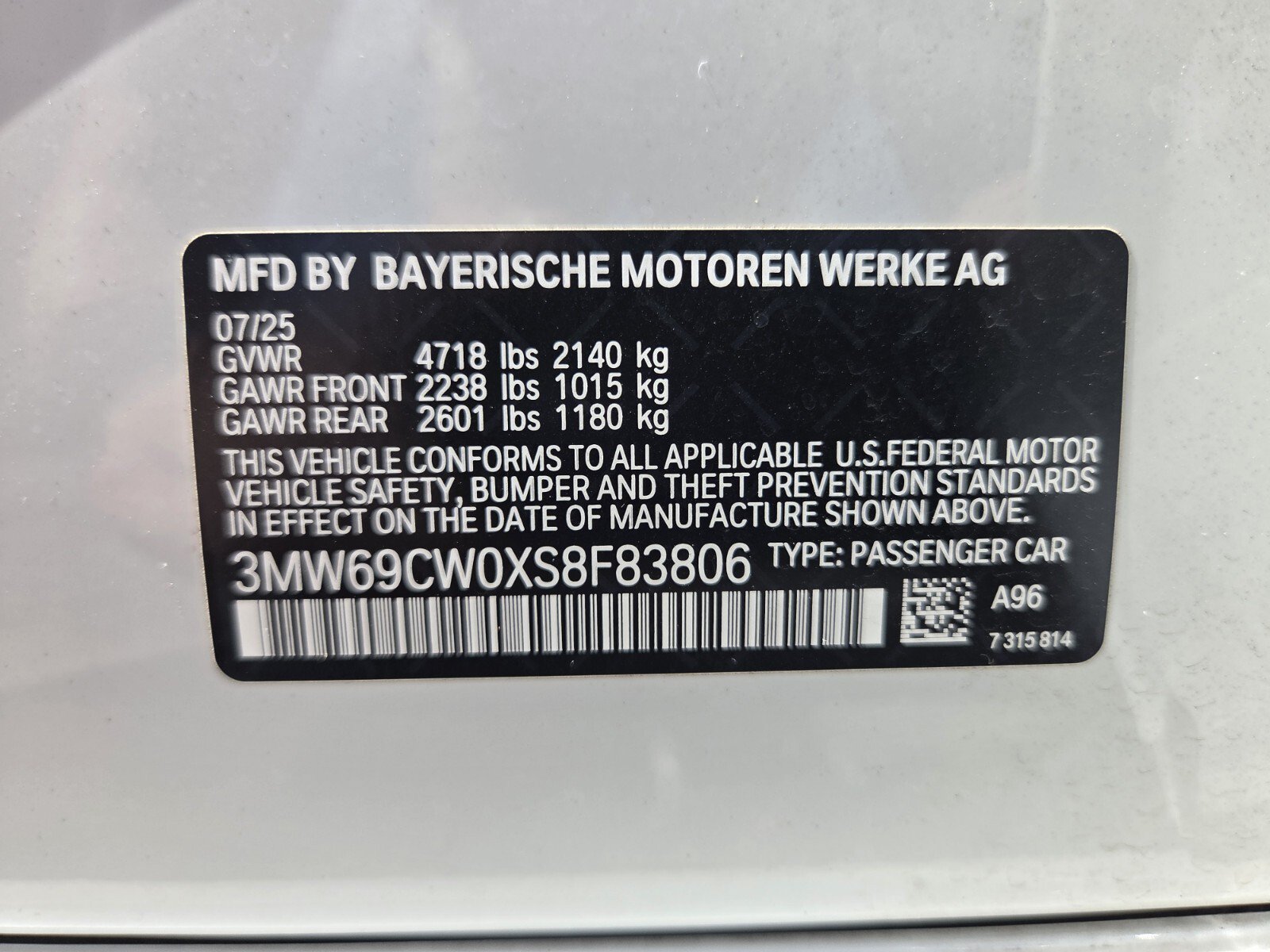 Certified 2025 BMW 330i Sedan RWD image 19