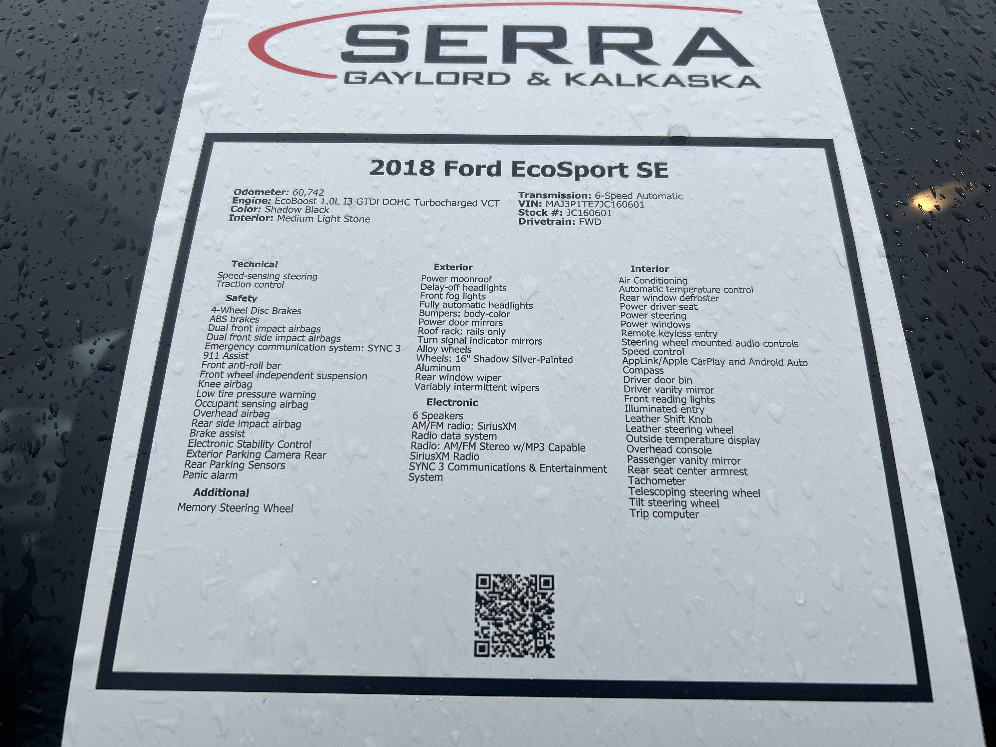 Used 2018 Ford EcoSport SE image 25