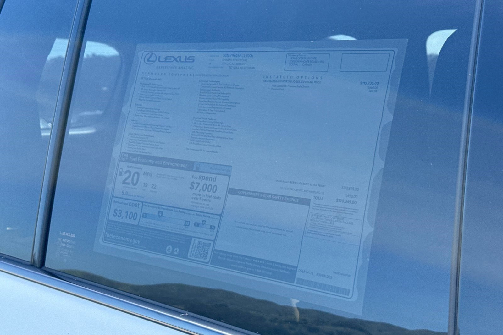 New 2026 Lexus LX 700h Overtrail image 26