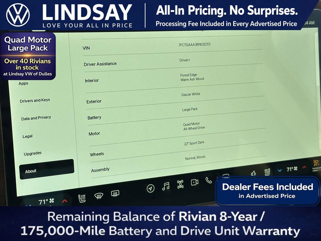 Used 2024 Rivian R1T Adventure AWD/4WD image 24