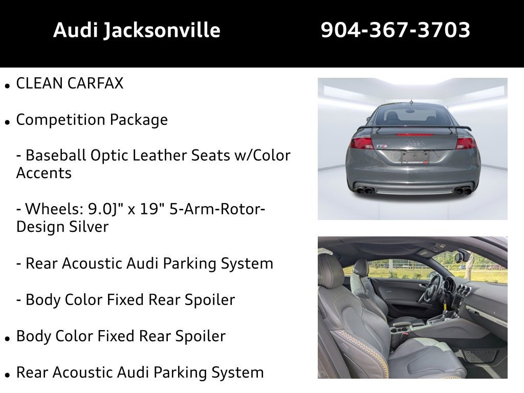 Used 2015 Audi TTS 2.0T Coupe w/ Competition Package image 9