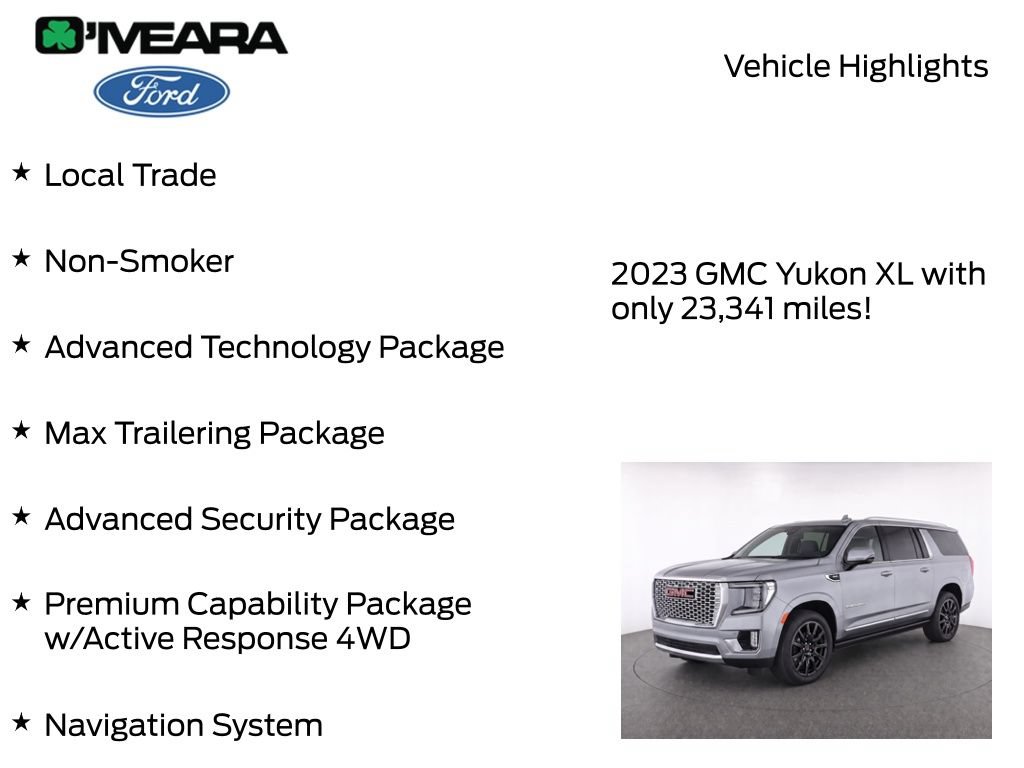 Used 2023 GMC Yukon XL Denali AWD/4WD image 7