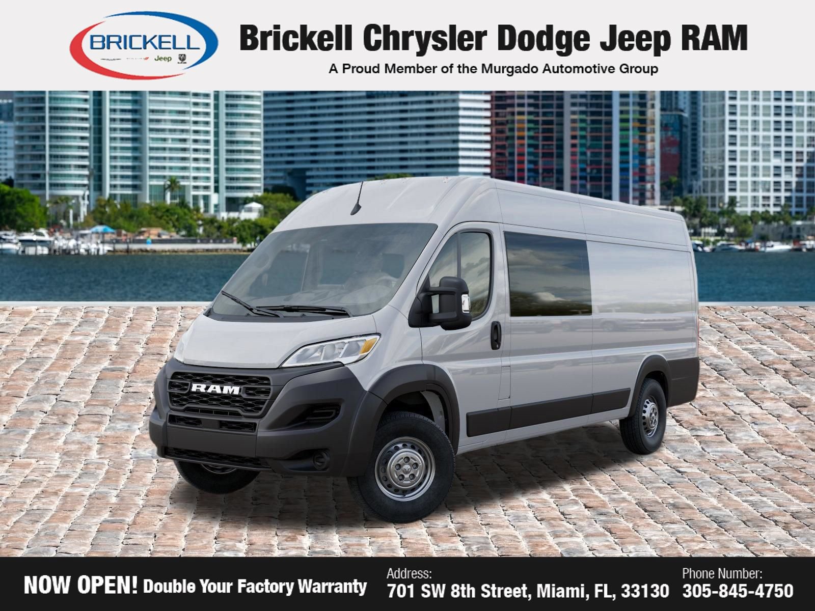 New 2026 RAM ProMaster 3500 w/ Crew Van Package FWD image 1
