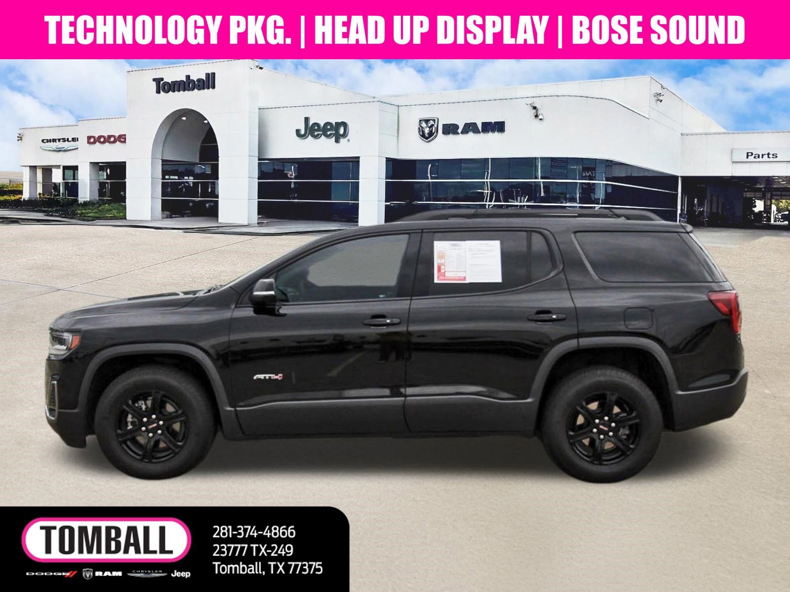 Used 2023 GMC Acadia AT4 w/ Technology Package AWD/4WD image 4