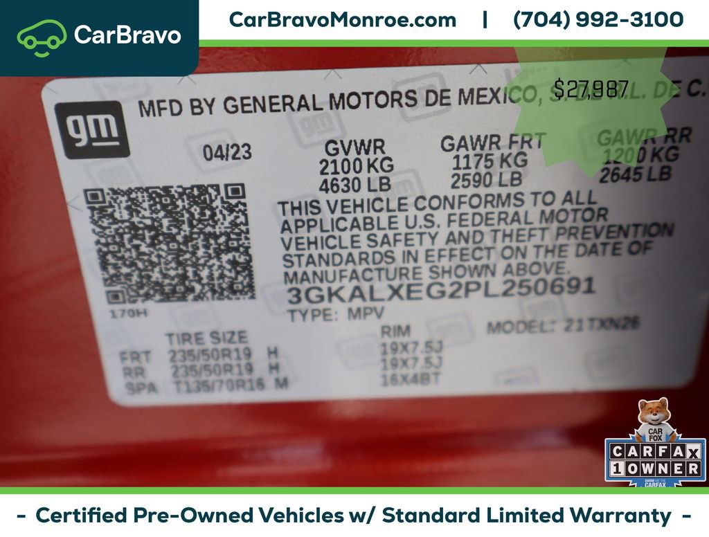 Certified 2023 GMC Terrain Denali AWD/4WD image 47
