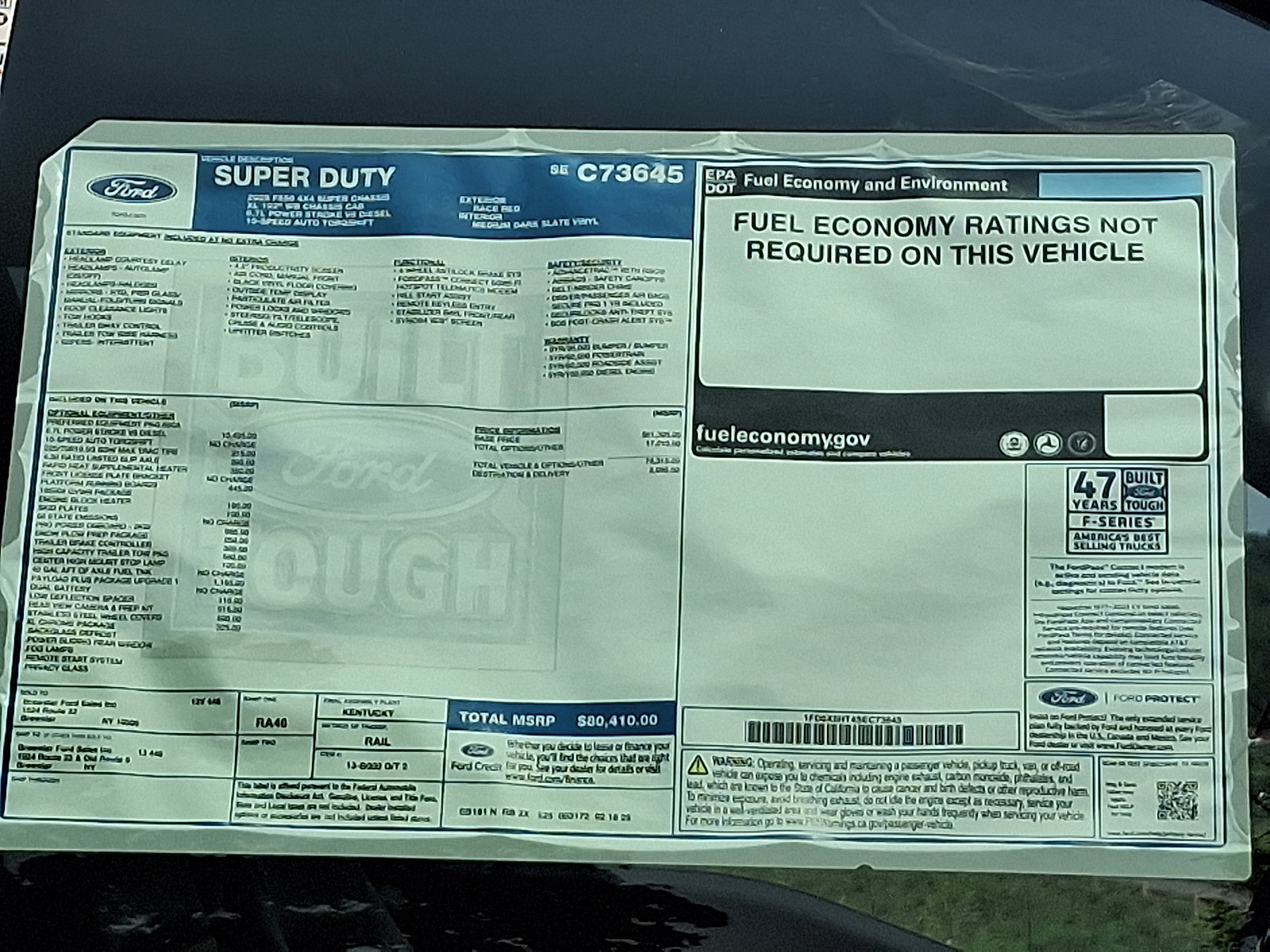 New 2025 Ford F550 4x4 SuperCab Super Duty image 10