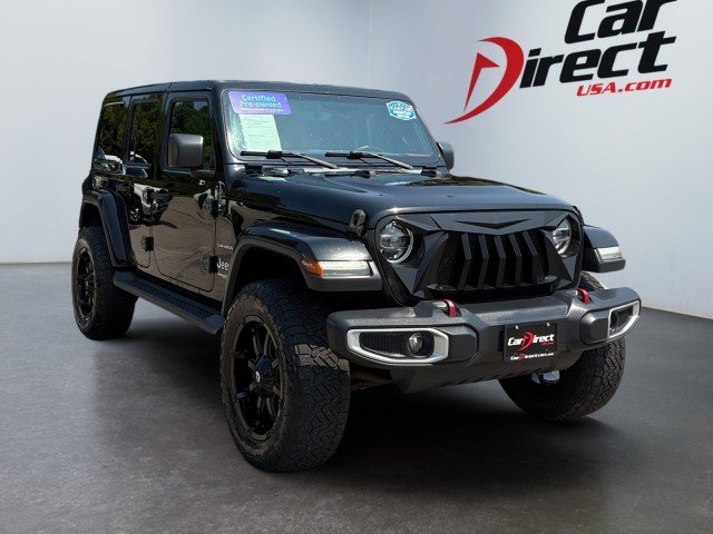Used 2018 Jeep Wrangler Unlimited Sahara w/ Uconnect 4C Nav & Sound Group AWD/4WD image 1