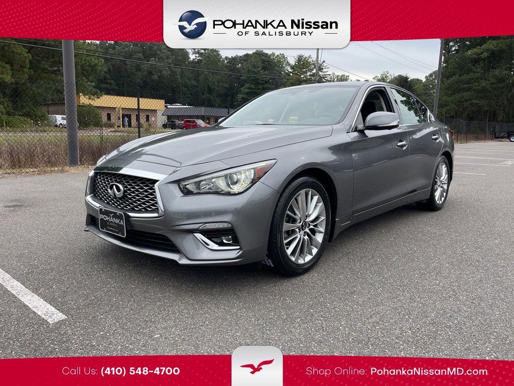 Used 2021 INFINITI Q50 Luxe w/ Cargo Package