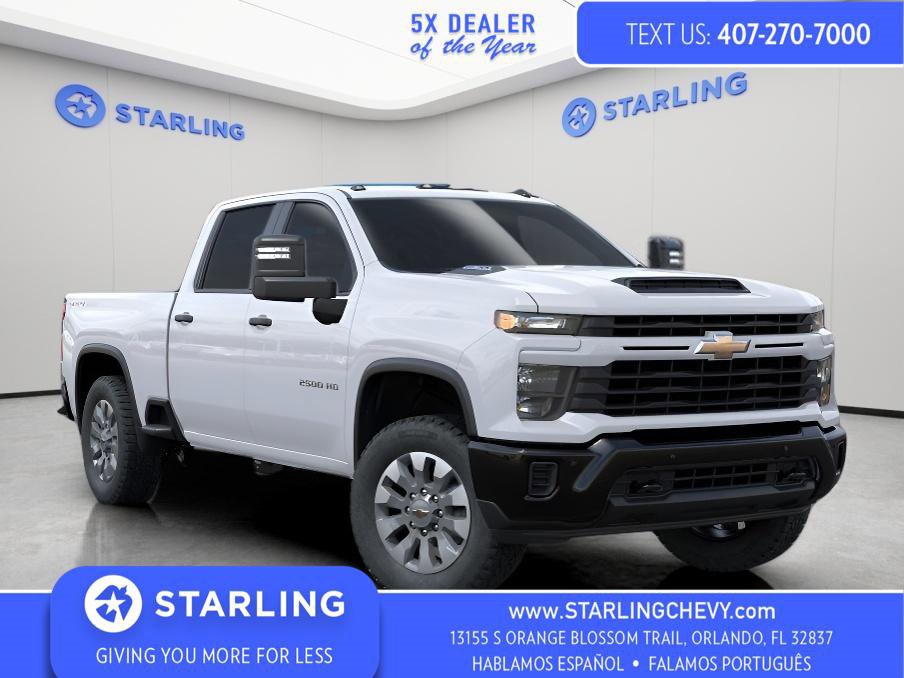 New 2025 Chevrolet Silverado 2500 Custom w/ Custom Value Package