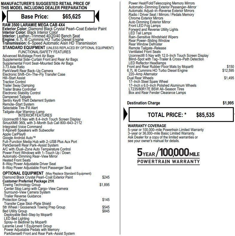 Used 2024 RAM 3500 Laramie w/ Towing Technology Group image 2