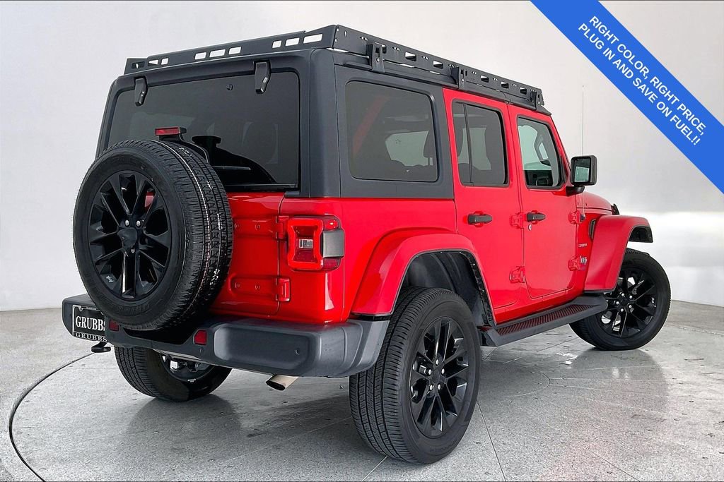 Used 2021 Jeep Wrangler Unlimited Sahara 4xe w/ Cold Weather Group image 2