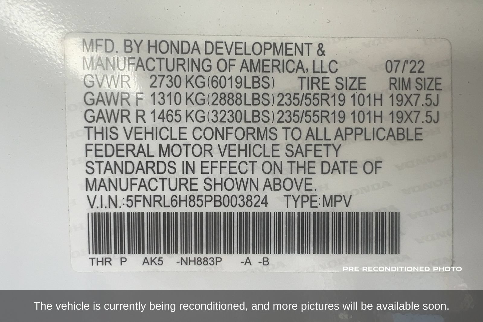 Used 2023 Honda Odyssey Touring image 19