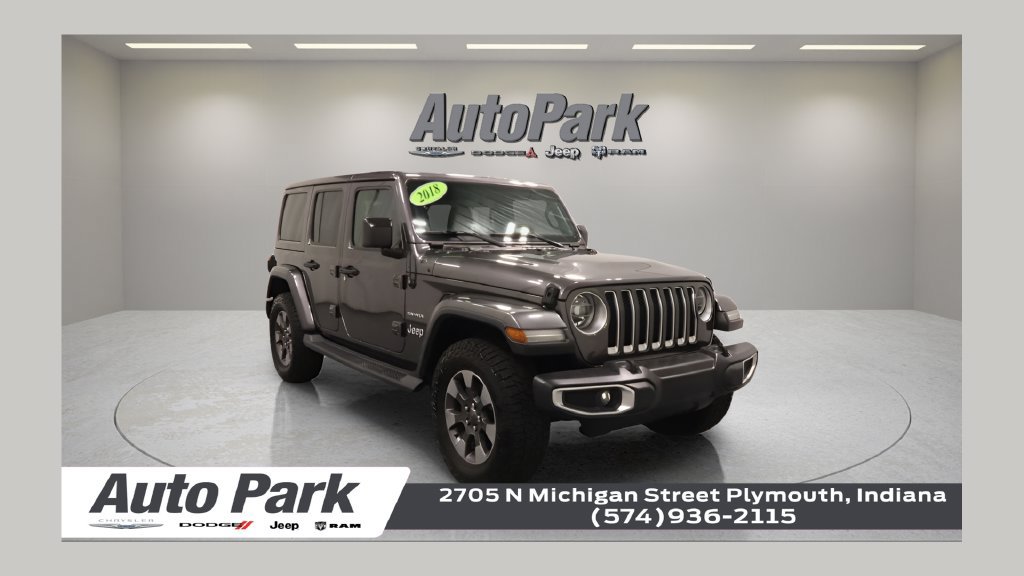 Certified 2018 Jeep Wrangler Unlimited Sahara AWD/4WD image 1