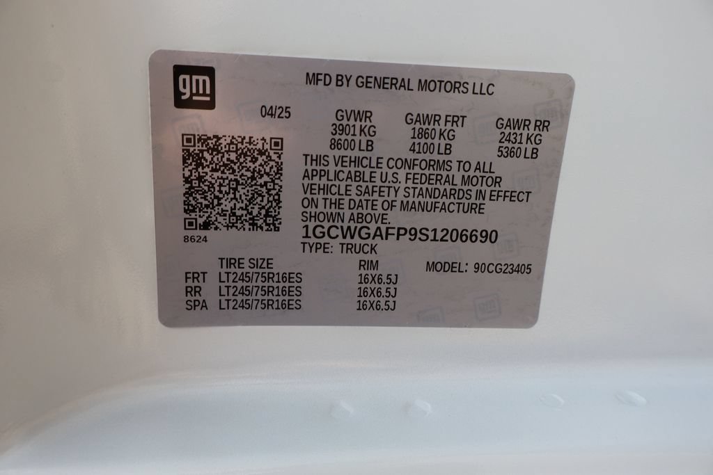 New 2025 Chevrolet Express 2500 w/ Driver Convenience Package RWD image 42