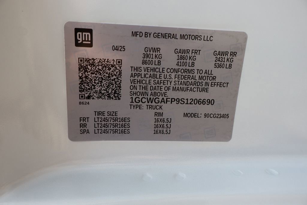 New 2025 Chevrolet Express 2500 w/ Driver Convenience Package image 42