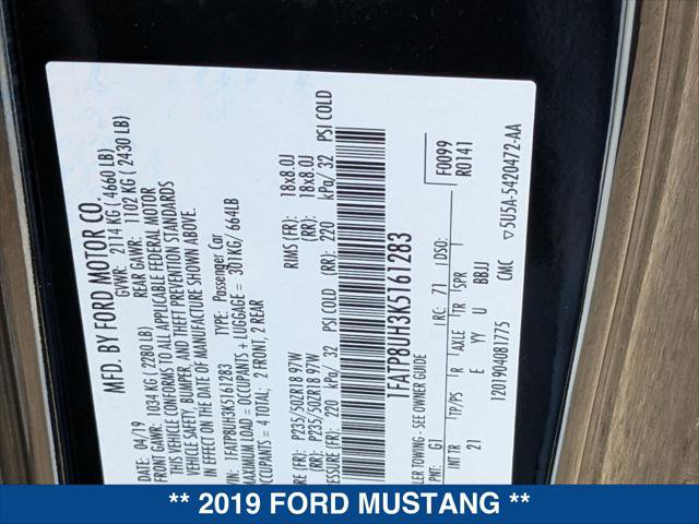 Used 2019 Ford Mustang EcoBoost w/ Equipment Group 101A image 23