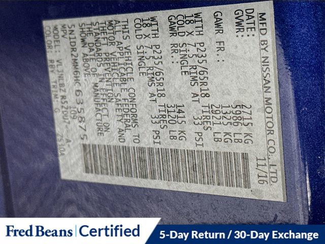 Used 2017 Nissan Pathfinder S image 32