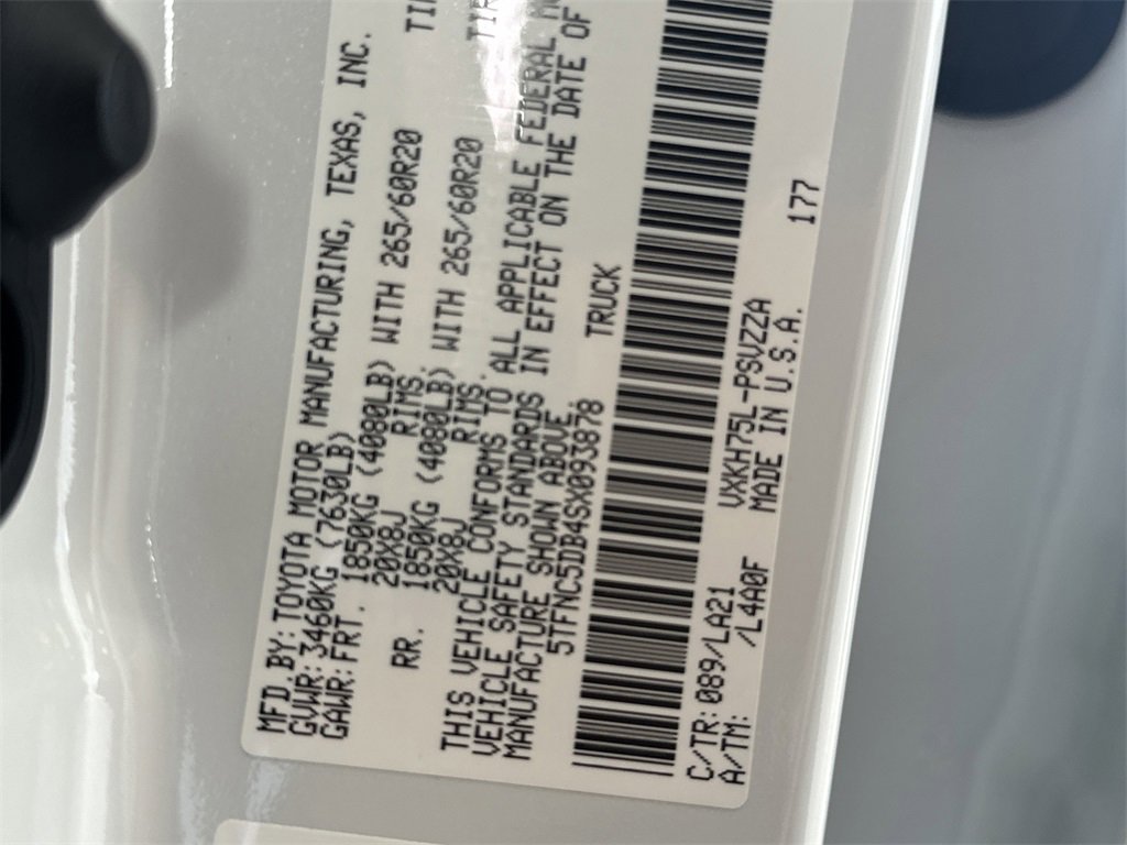 Used 2025 Toyota Tundra Platinum image 40