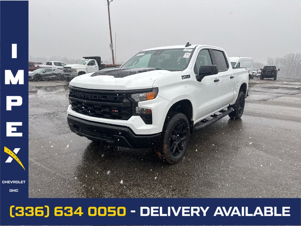 Used 2025 Chevrolet Silverado 1500 Custom Trail Boss w/ Turbomax Blackout Package